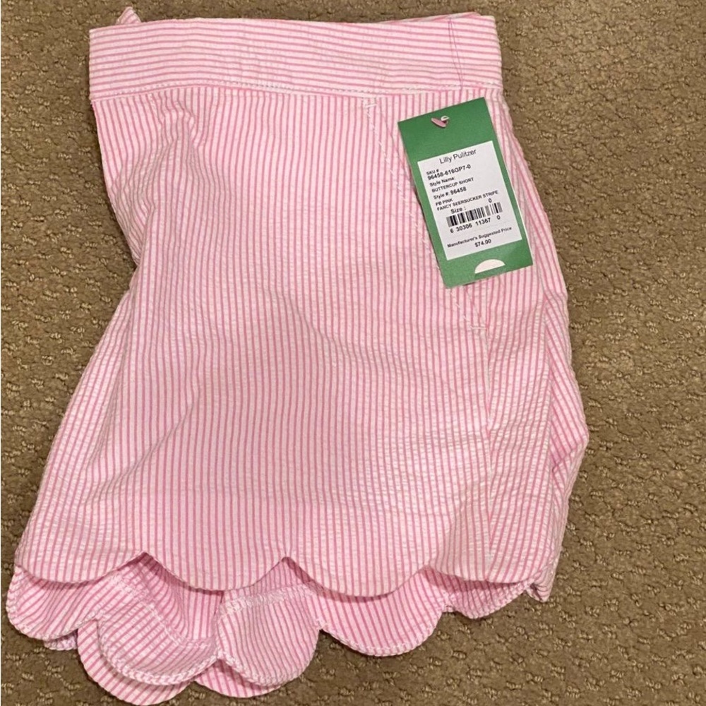 Lilly Pullitzer shorts, pink, size 0